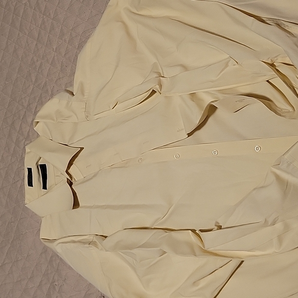 EUC Alexander Julian Colours Dress Shirt Pastel Yellow 3XLT 19-19.5 36/37 Poplin - Picture 1 of 2